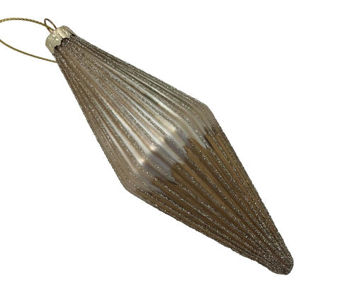 Cream Gold Ombré Ornament Hanging