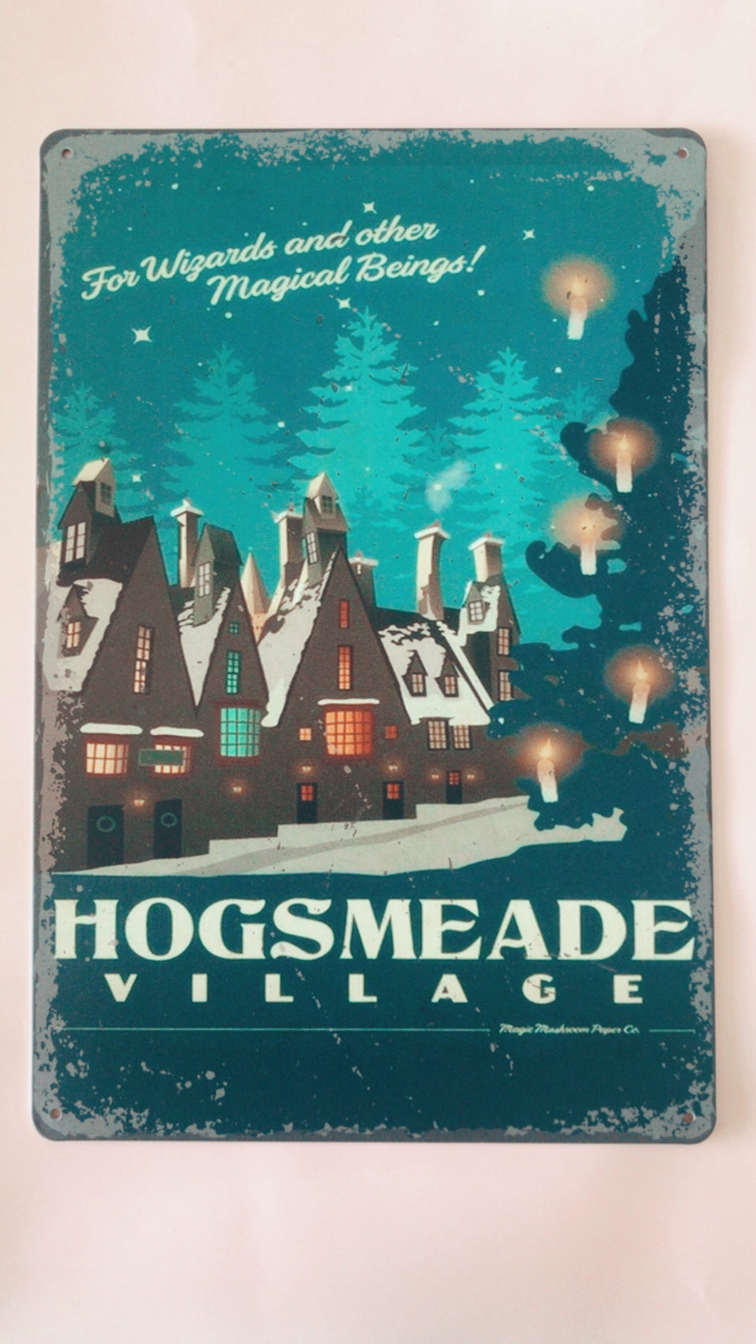 Hogsmeade Village Tin Sign